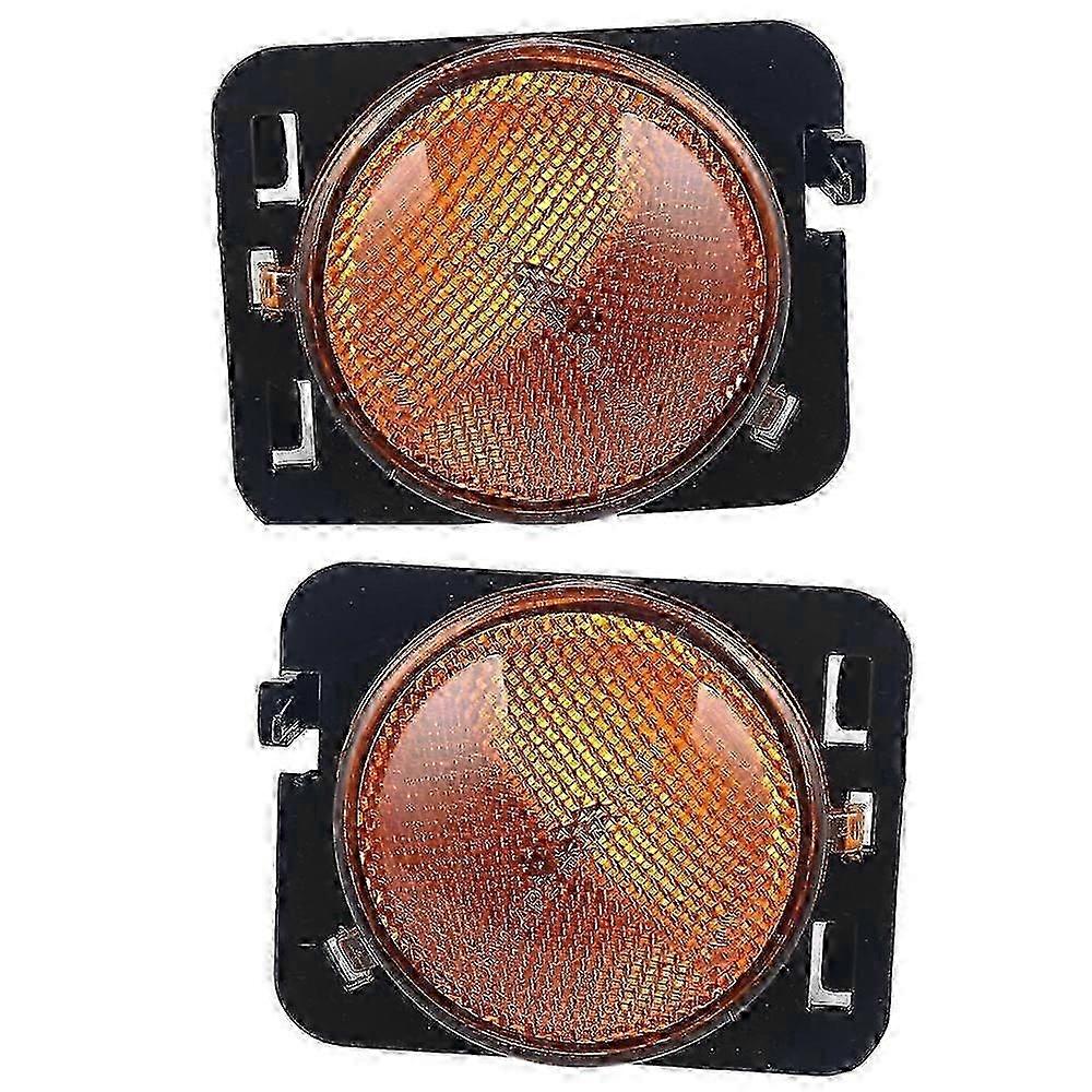 Side Marker Turn Signals for Jeep Wrangler JK 2007-2018, 55078145AA 55078144AA