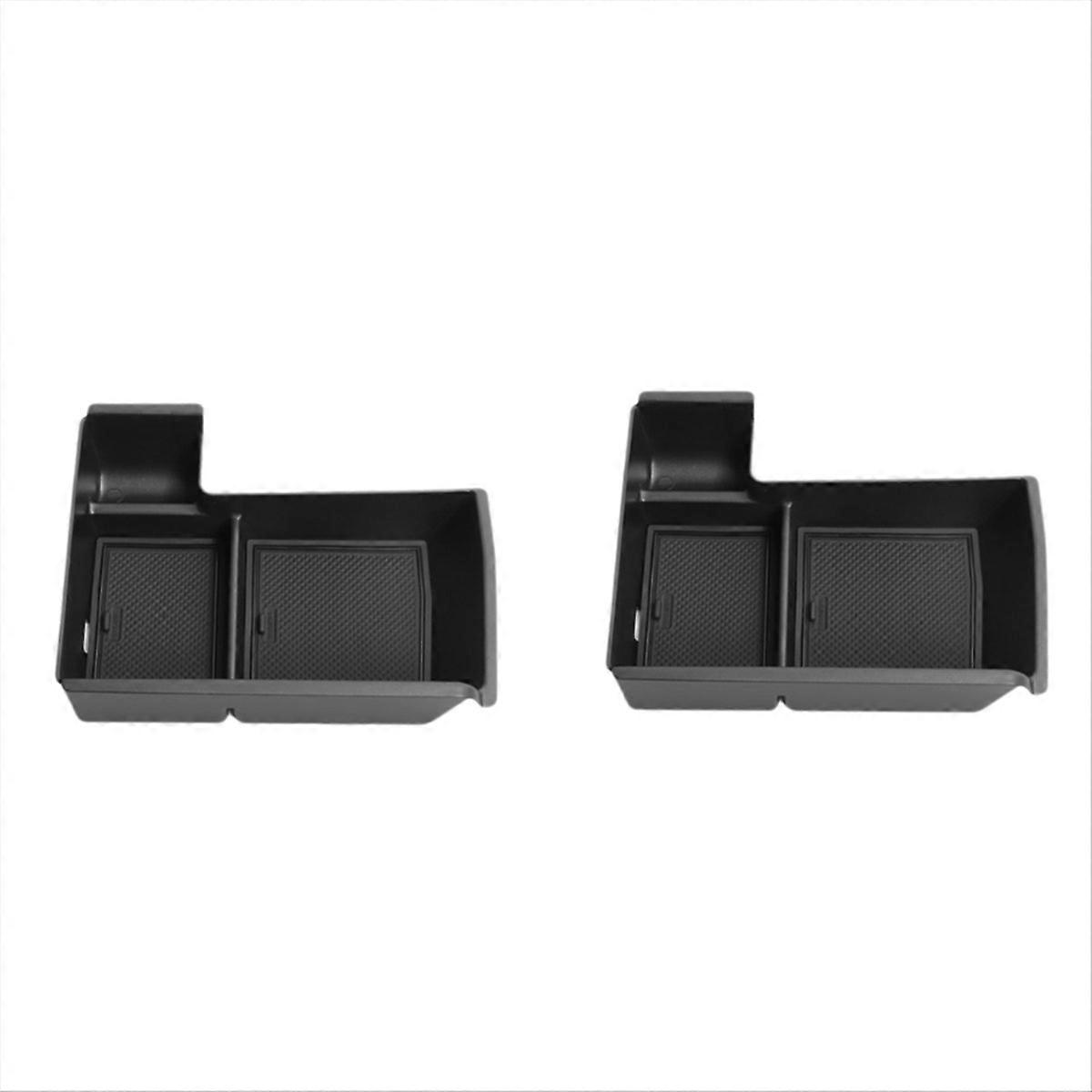 2Pcs Car Center Console Storage Box for RHD