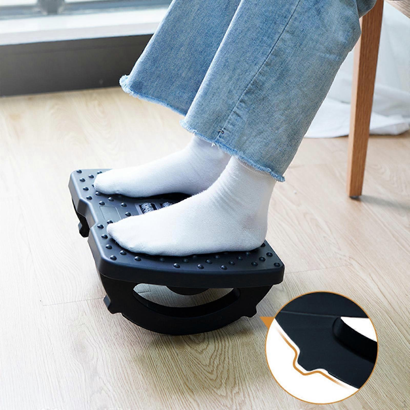 under Desk Rocking Foot Rest Feet Support Versatile Non Slip Stand Portable Ergonomic Footstool