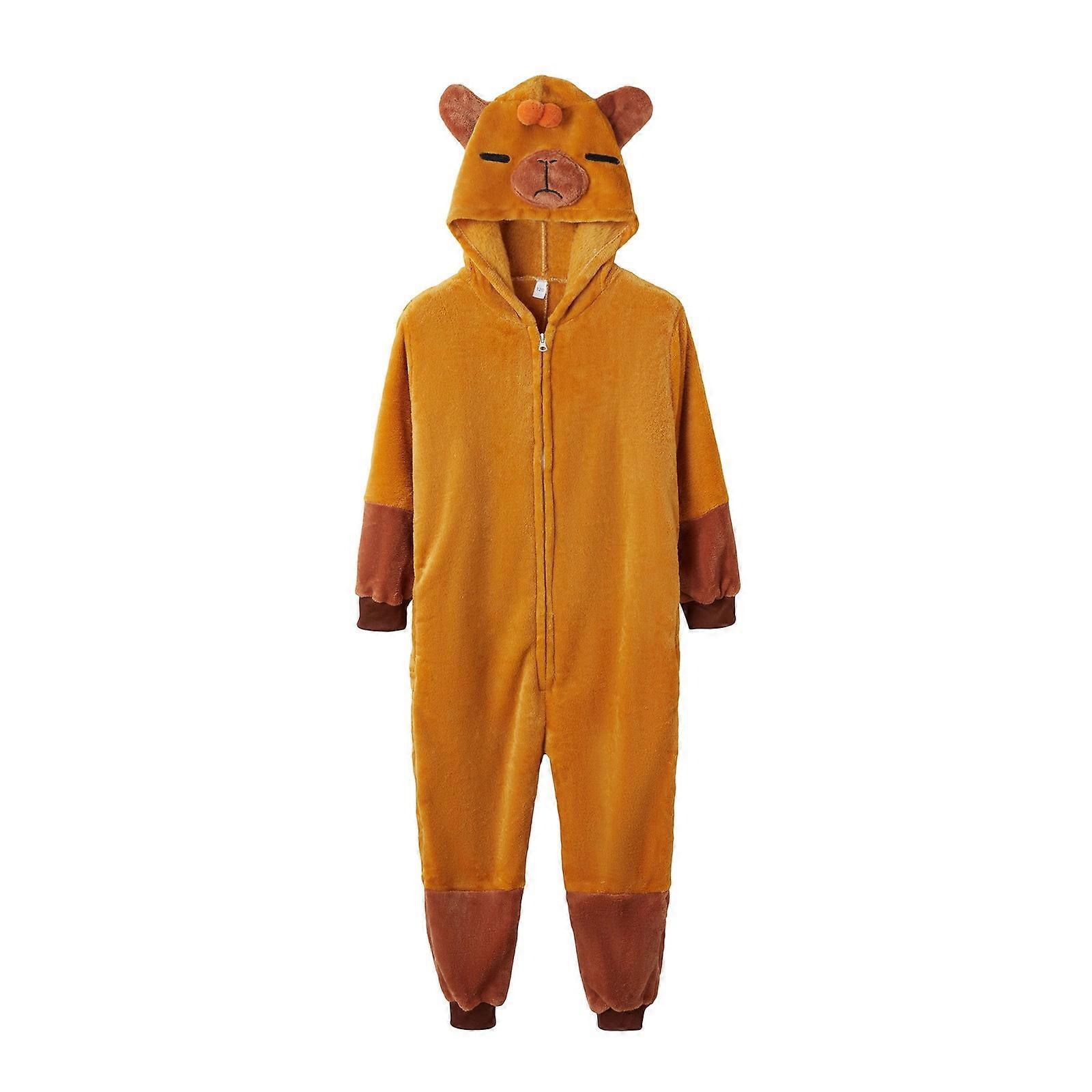 Χριστουγεννιάτικη Ολόσωμη Φόρμα Labubu με Κινούμενα Σχέδια για Ενήλικες, Φανελένιες Πιτζάμες, Αποκριάτικη Κοστούμια Cosplay