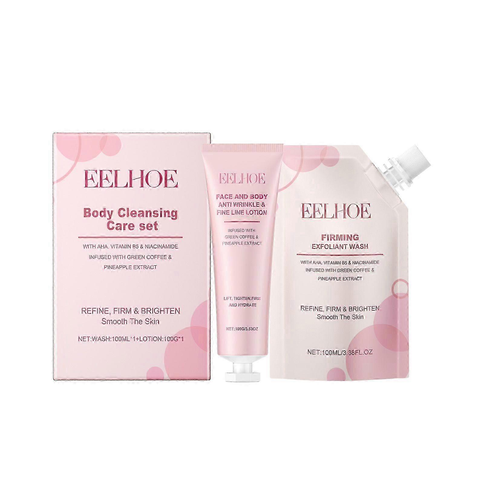 The Eelhoe Cleansing And Body Care Set Gently Exfoliates, Moisturizes And Deeply Cares For The Skin, Making It Moist And Smooth