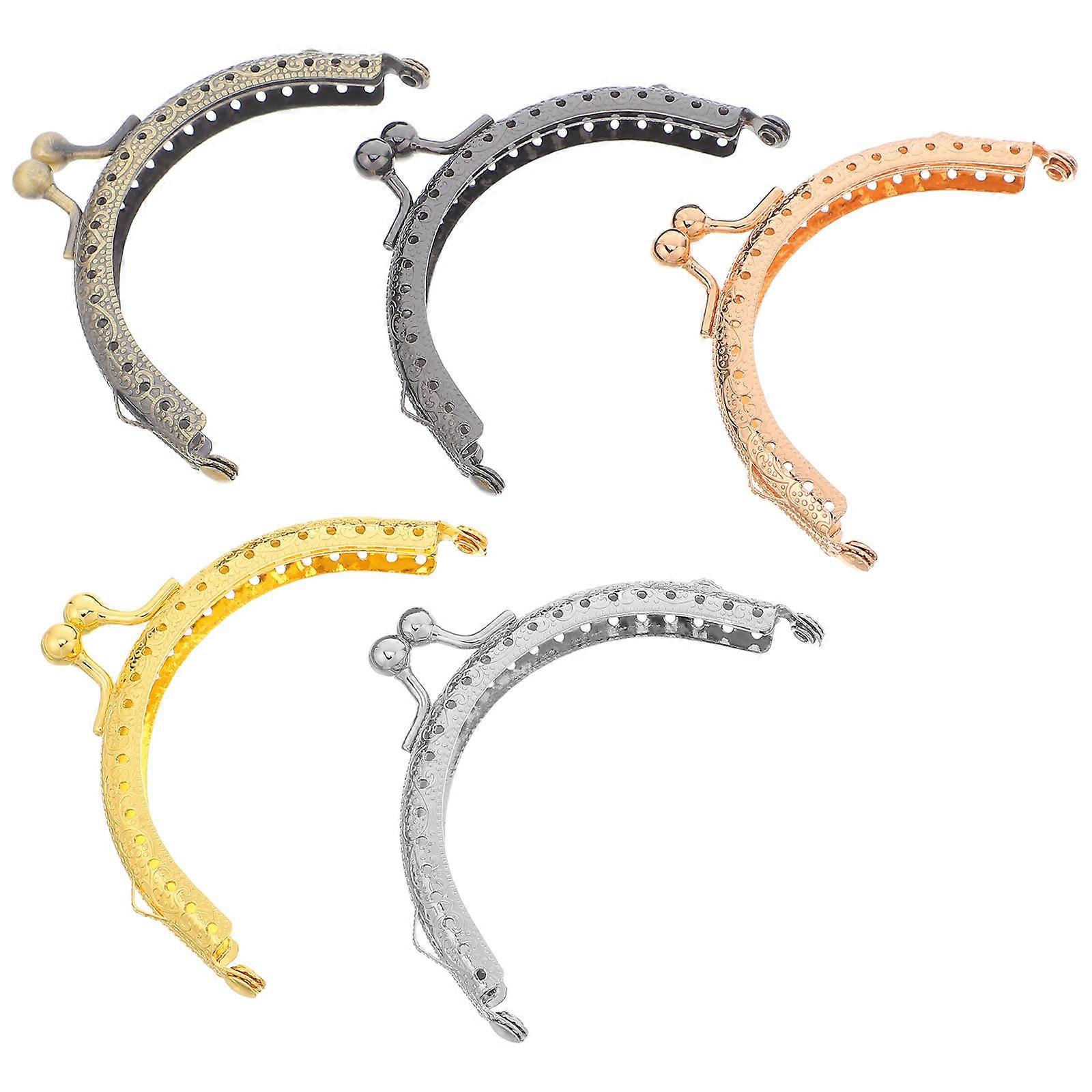 Embossing Press Machine for Purse Clasp Frame Semi-Circle 5Pcs Pack