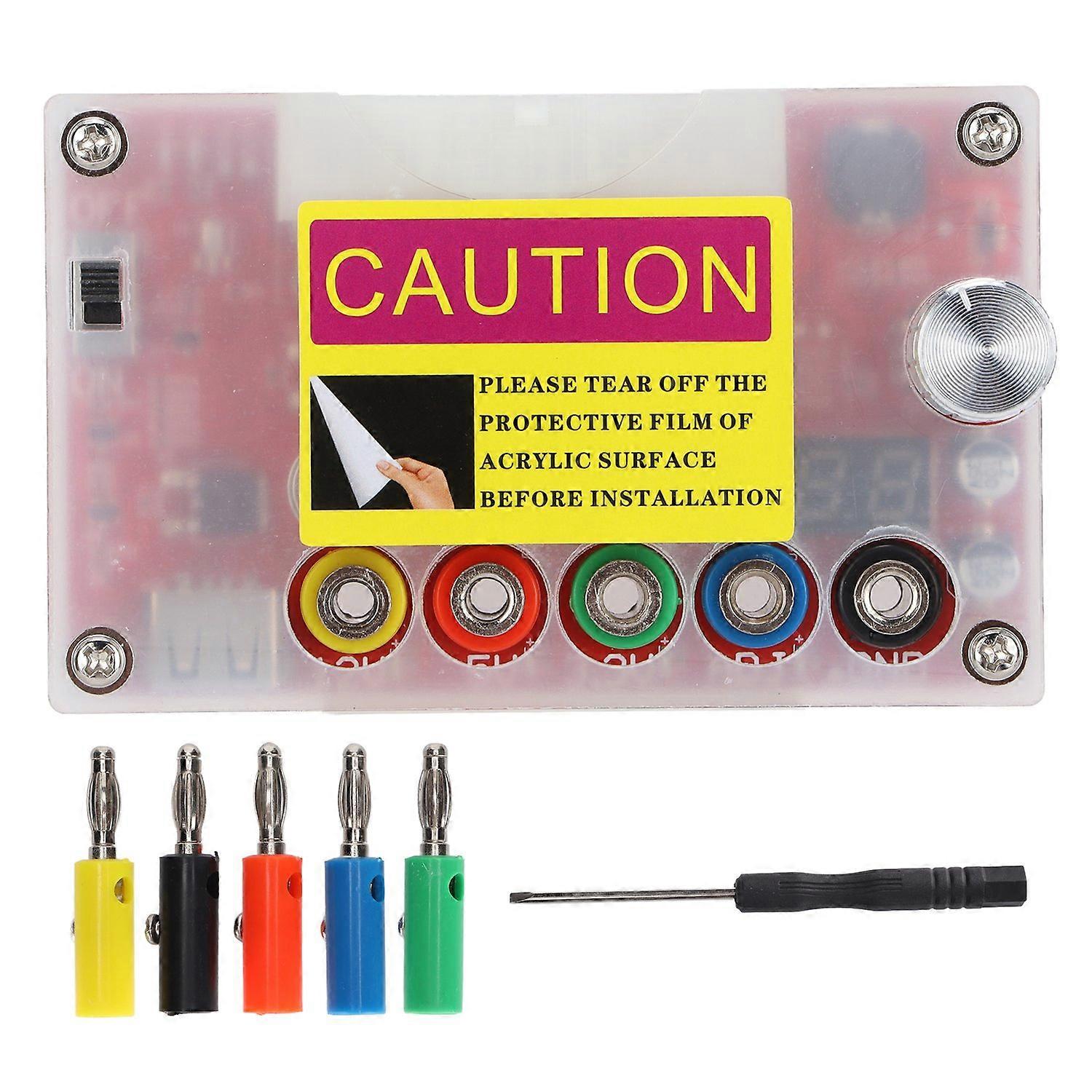 ATX Breakout Board Adjustable Voltage Knob Multivoltage Compatible ATX Power Supply Breakout Board