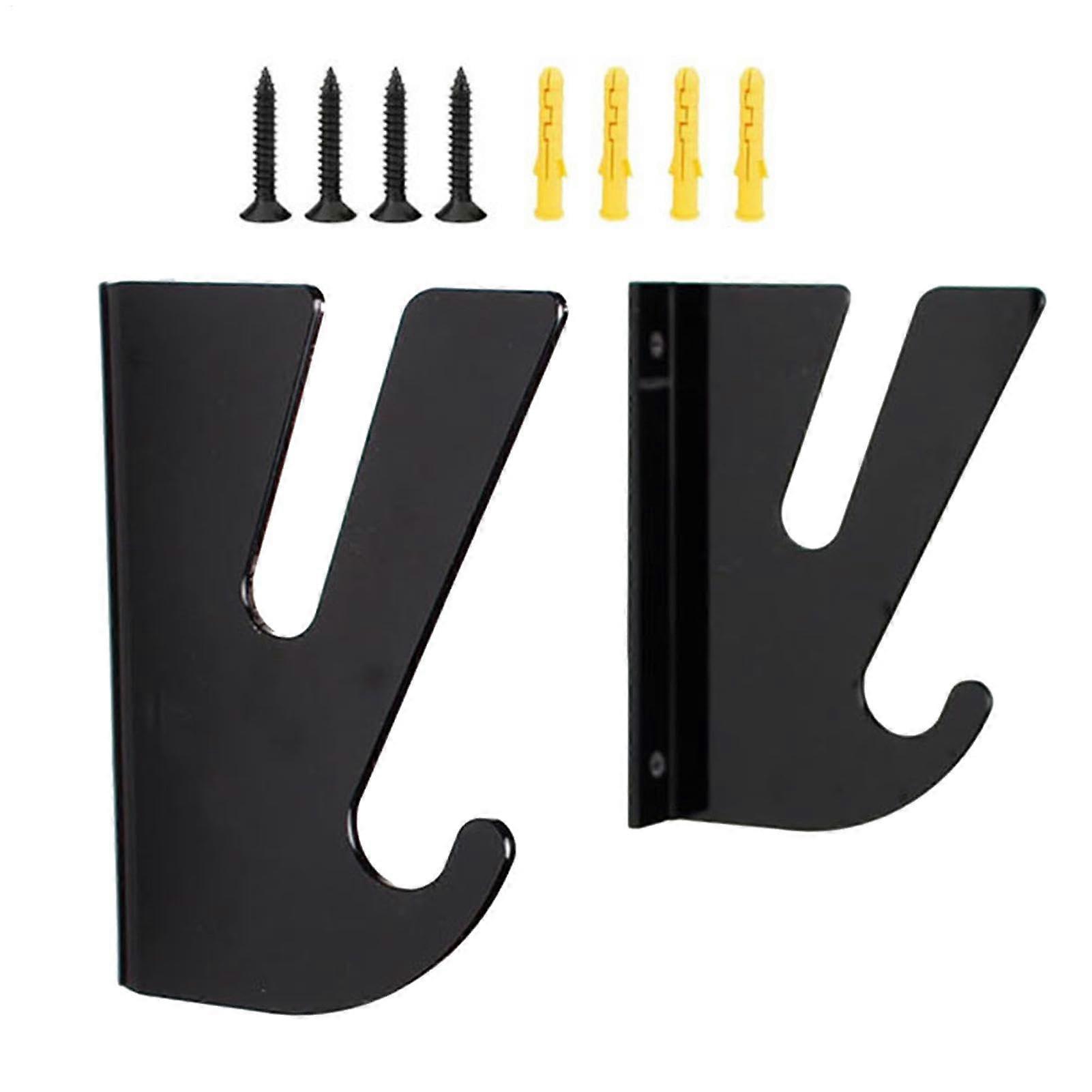 Skateboard Wall Mount Rack Horizontal Longboard Storage Shelf for Deck Display Black