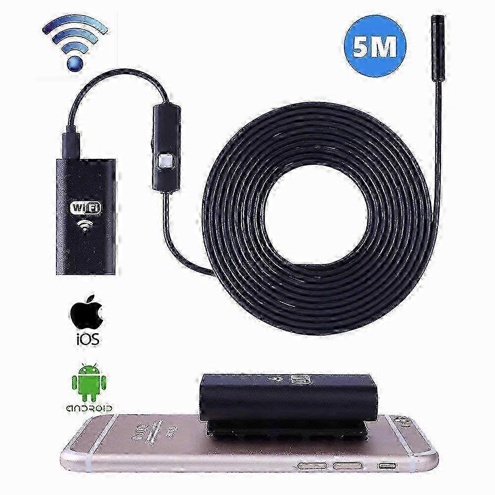 720P HD 8mmwifi Endoscope IOS Apple Android Industrial Mobile Phone Endoscope Cord (2m)