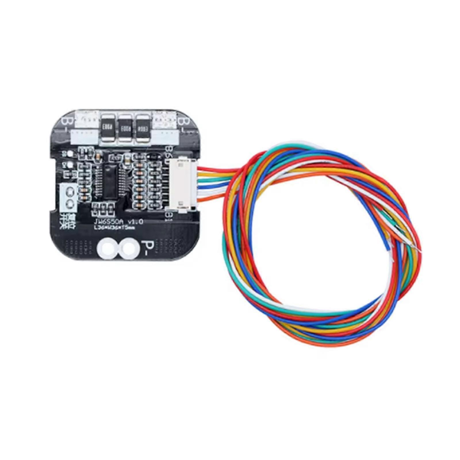 6S 50A Battery Charging Protective Board Charging Protective Module Cell Module Battery Management Replacement Multicolor