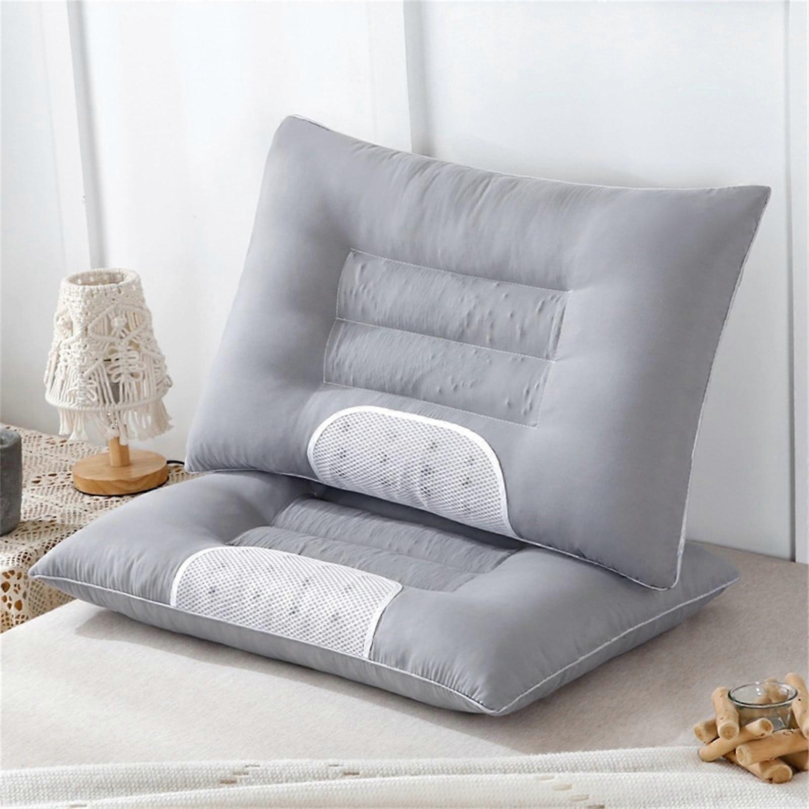 Gspmory Cervical Pillow for Neck Pain, Memory Foam Contour Pillow with Hollow Design, Adjustable Orthopedic Support for Side & Back Sleepers