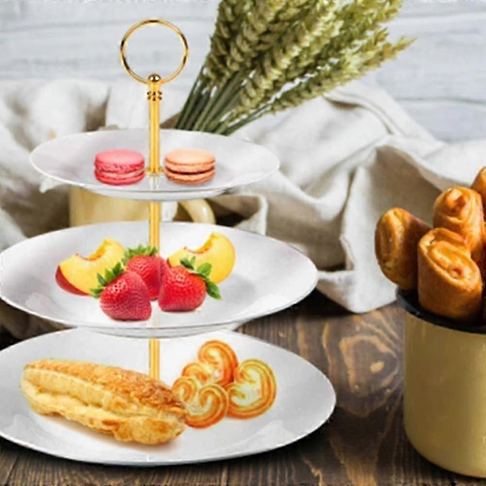 4 Set 3 Tier Cake Stand Hardware,tiered Tray Hardware 3 Tier Cake Stand