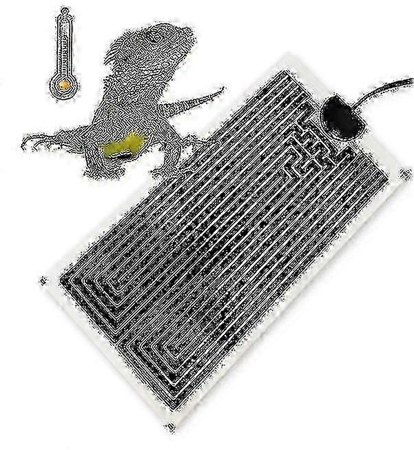 f Reptile Vivarium Heat Mat with Digital Thermostat Controller for Pet Tanks