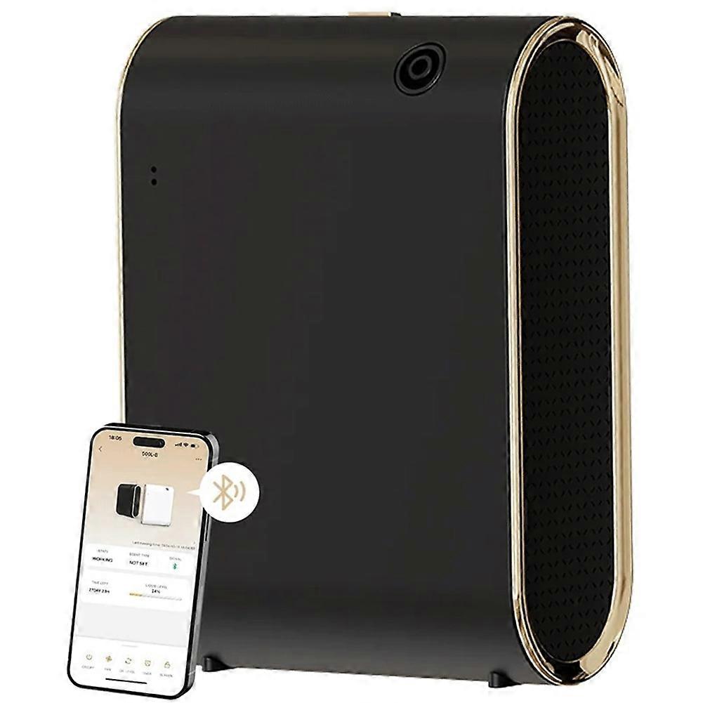 Bluetooth Waterless Fragrance Diffuser Machine for Home Essential Oil Diffuser 1500 Sq Coverage Scent Air Diffuse (US),A