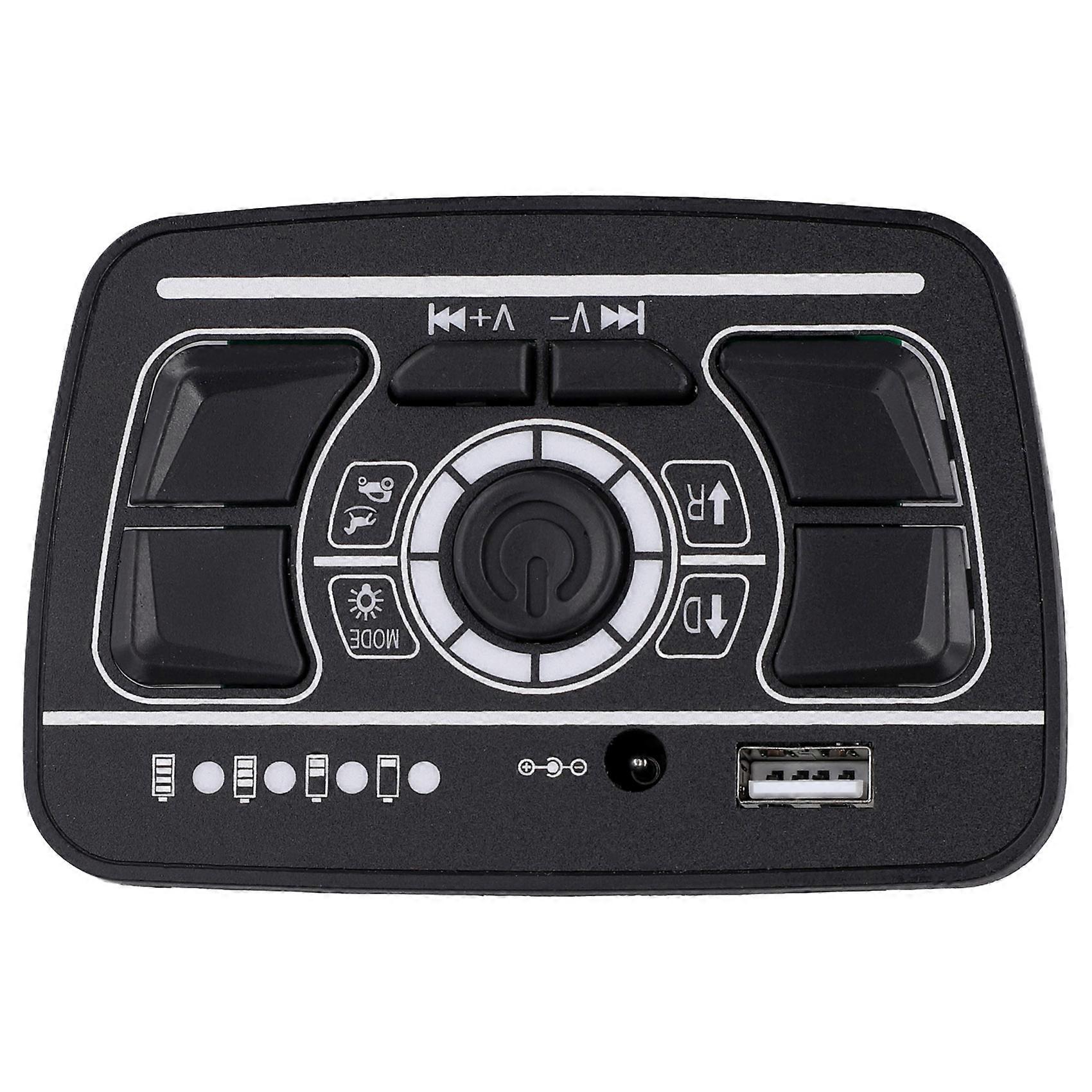 Children'S Electric Car Central Control Panel Multi Functional Bluetooth Music Power Monitor Style 1