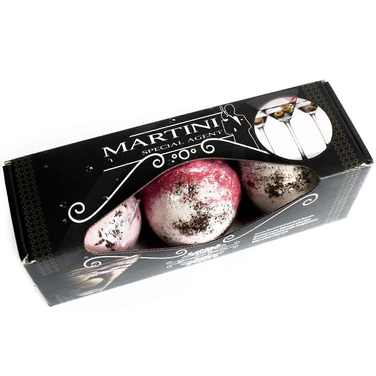 Set of Three Martini Bath Bombs X 1