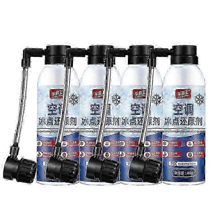 1-5x Car AC Recharge Kit with 80g Automotive Refrigerants for R134a Air Conditioning - Multi-Color Refrigeration Agent Kit