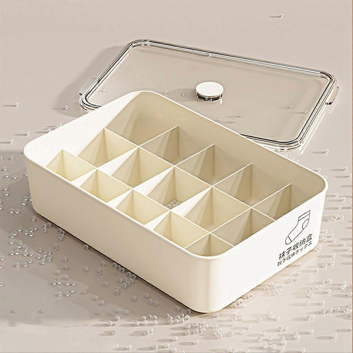 Large Capacity Dustproof Storage Box A Ten-Cell Box with A Lid