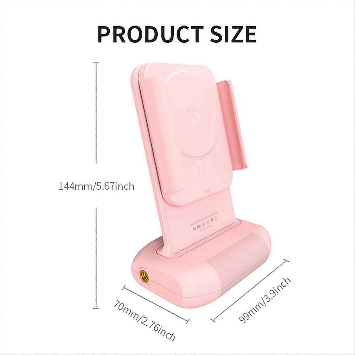 Bluetooth Selfie Stick with Remote Shutter Anti pink