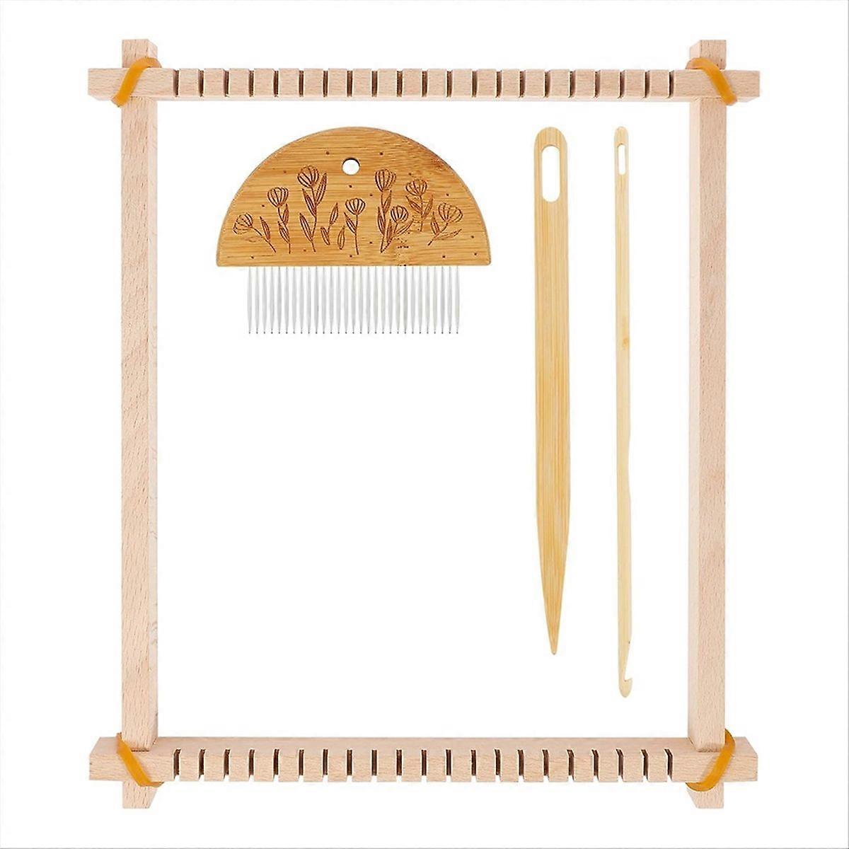 Wooden Weaving Frame Kit, Turdy Wooden Tapestry Frame