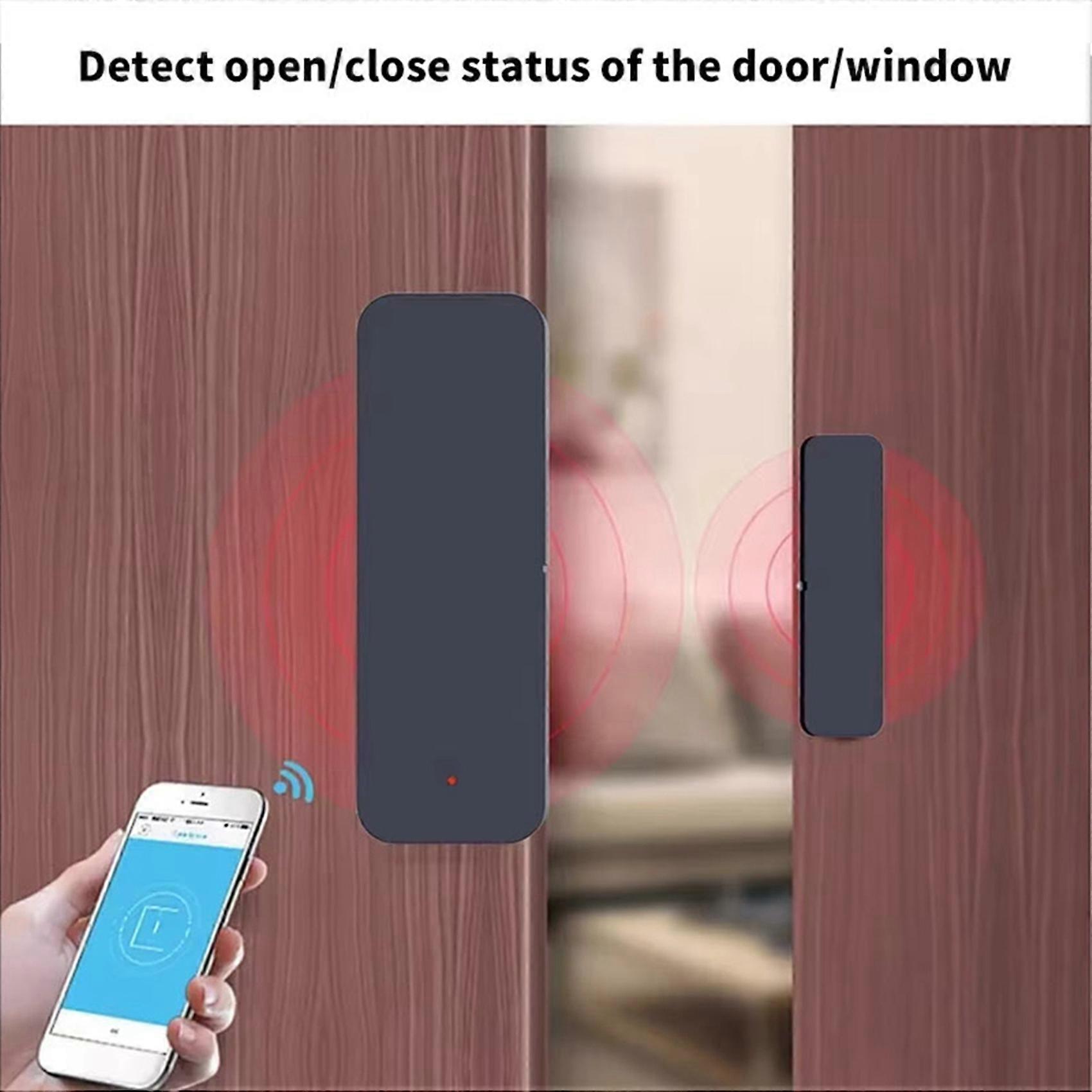 4X Tuya Wifi Door Sensor Window Entry Sensor Security Burglar Magnetic Sensor Alarm Smart Life for APP Remote Control