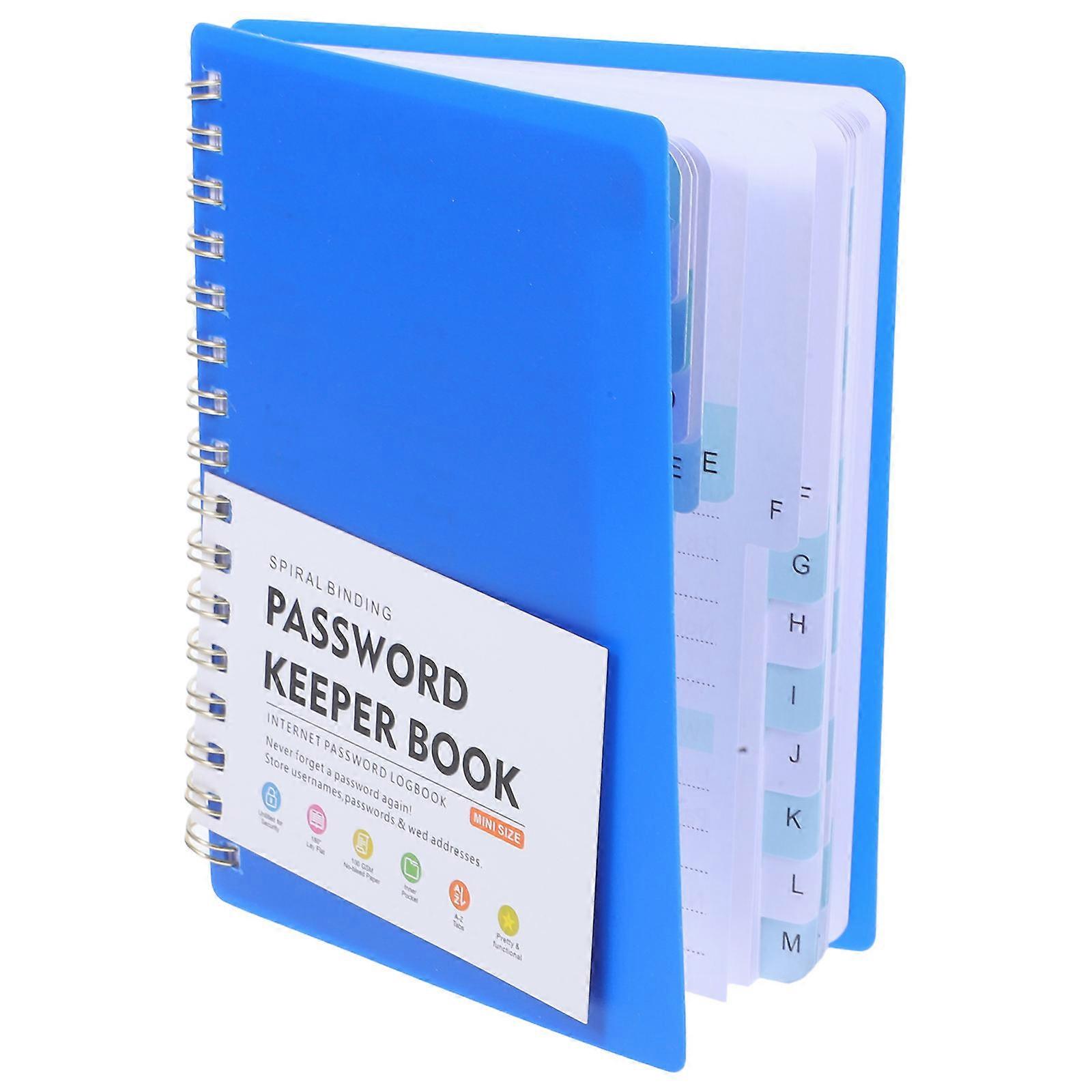 Multi-Function Password Notebook for 2Pcs with Alphabetical Tabs and Convenient Organization