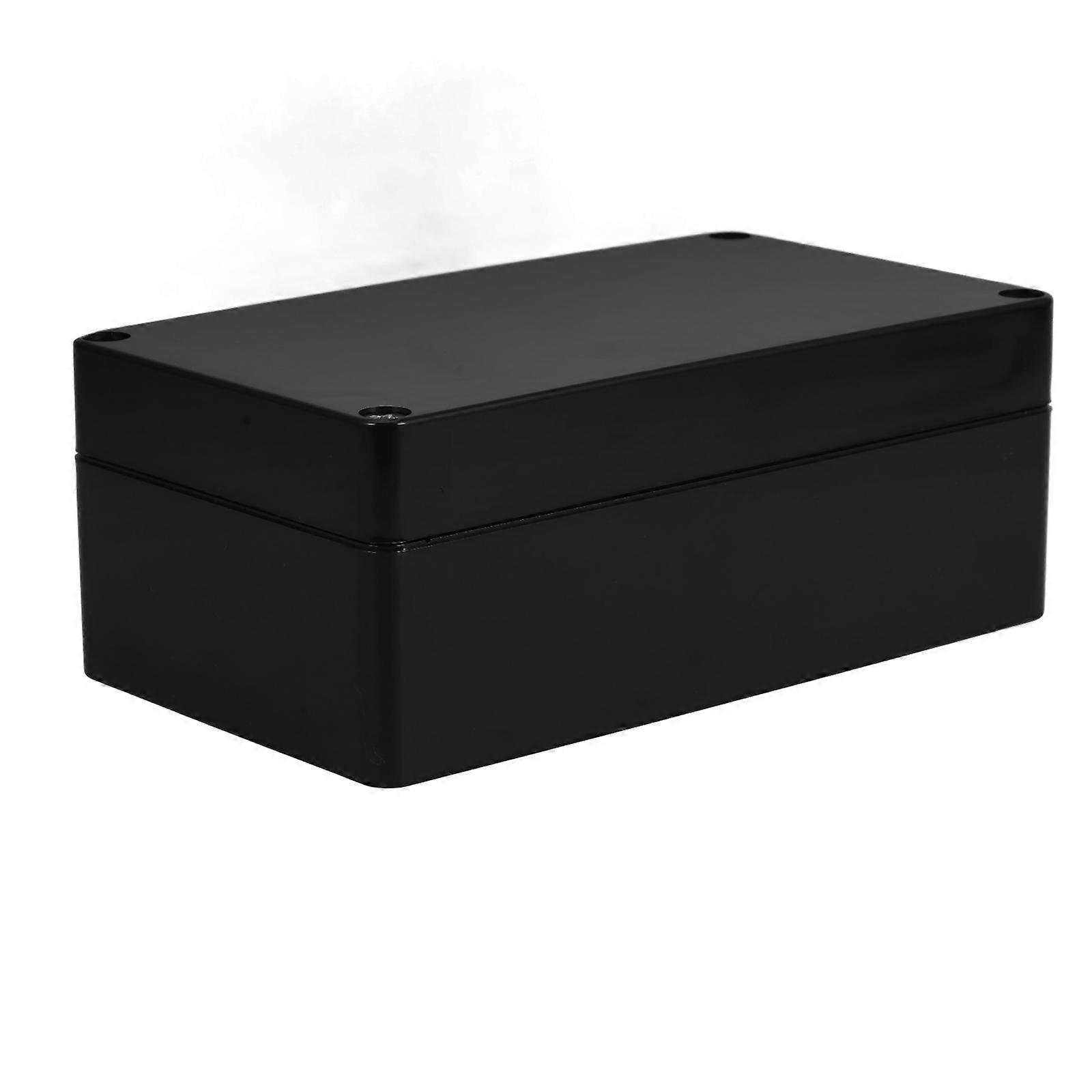 Black Waterproof Junction Box for Outdoor Electrical Distribution