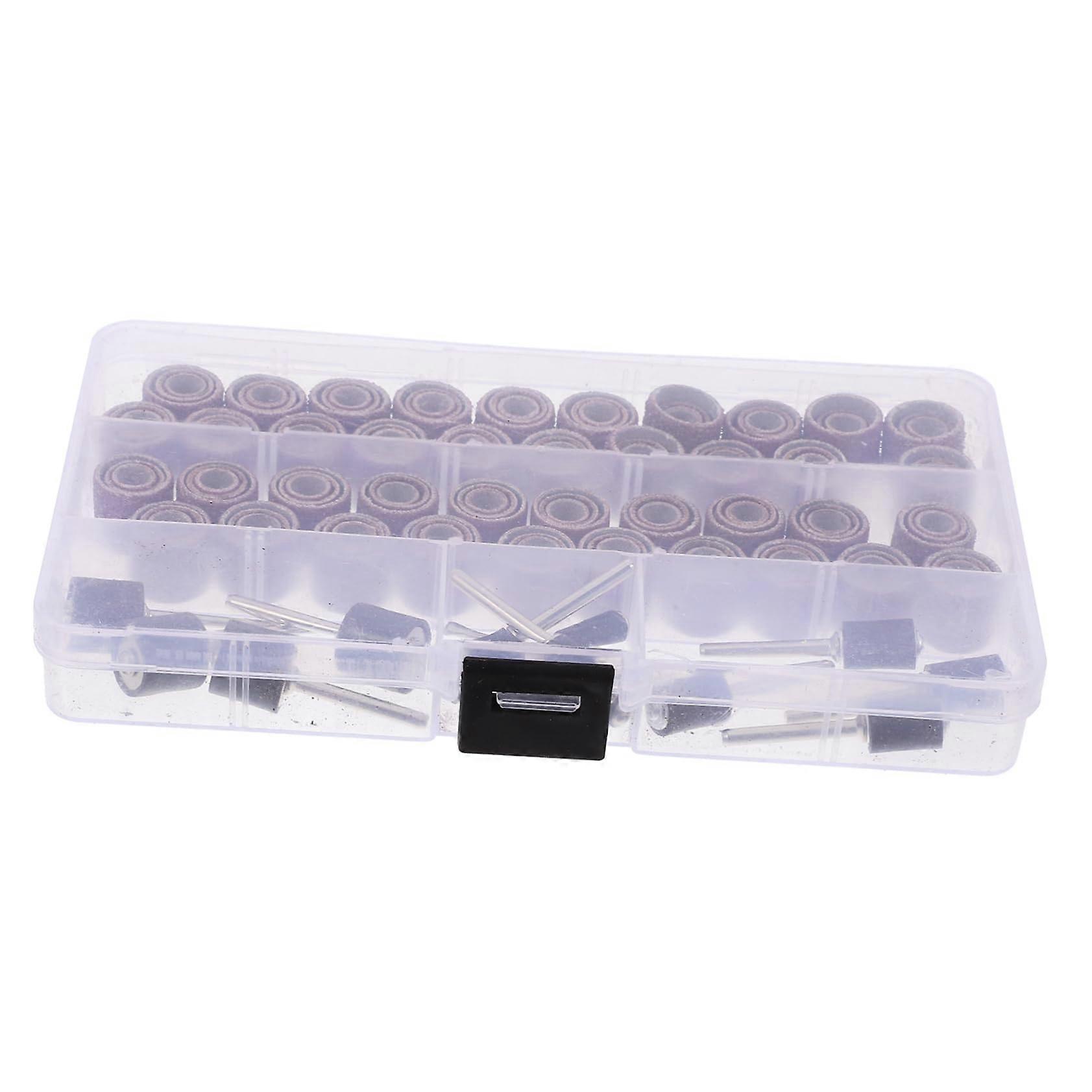 132pcs Drill Drum Sander Kit with Multiple Ring Sizes for Precision Woodworking and Rotary Tool Use Ref:6760