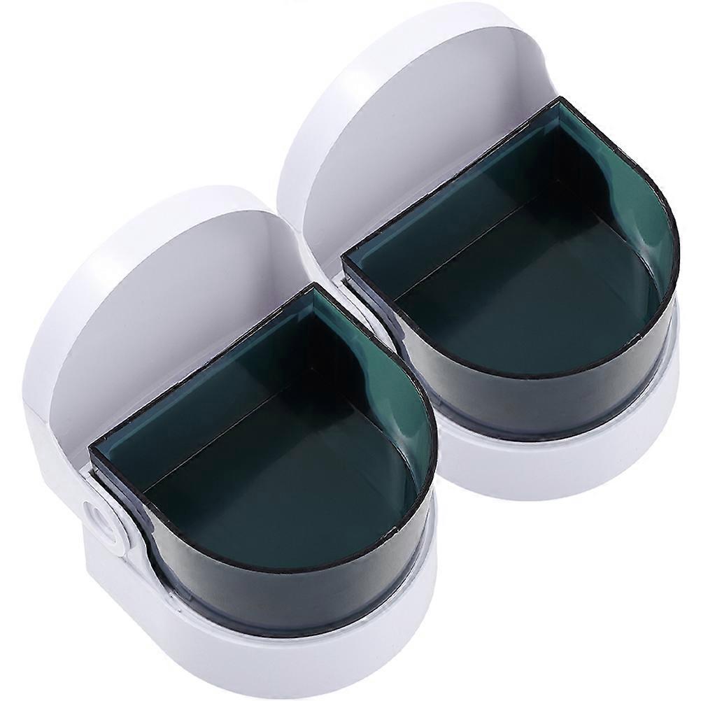 Compact Ultrasonic Jewelry Cleaner for Rings Earrings and Dentures Made Plastic Lightweight Portable