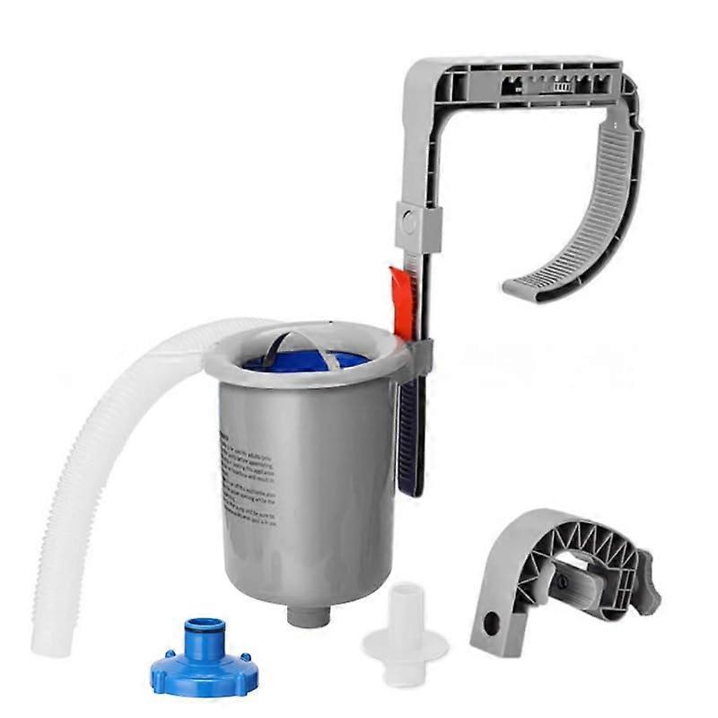 Pool Skimmer with Adjustable Wall Mount and Filter Basket for Above Ground Swimming Pools