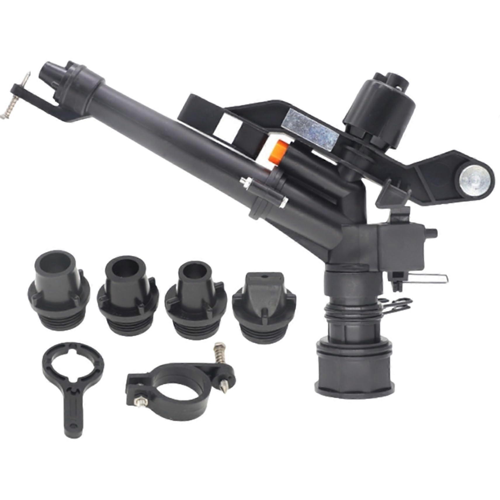 Automatic Rotating Lawn Sprinkler with 360° Adjustable Coverage Rocking Arm for Garden and Yard