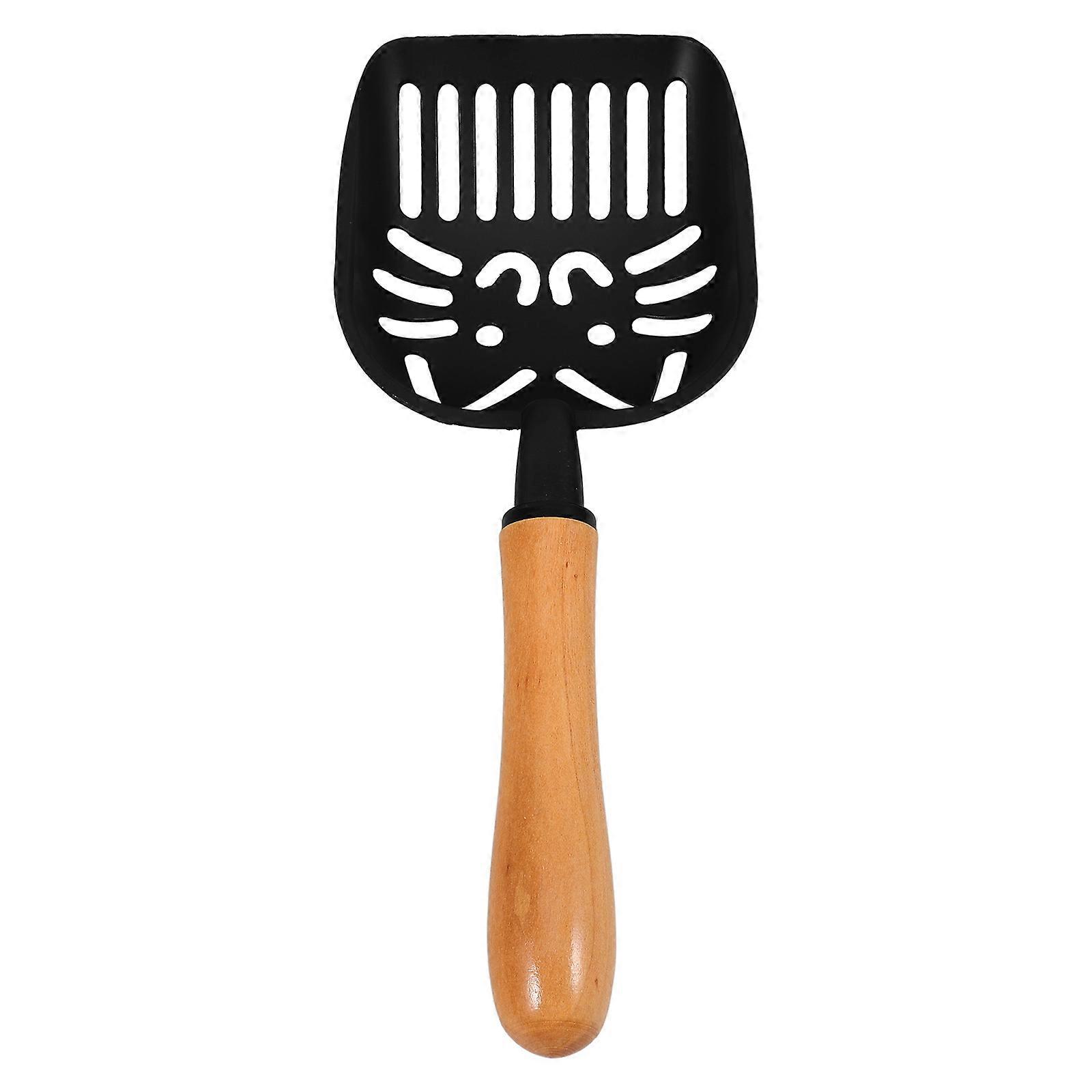 Long Handle Metal Cat Litter Scoop for Efficient Waste Removal