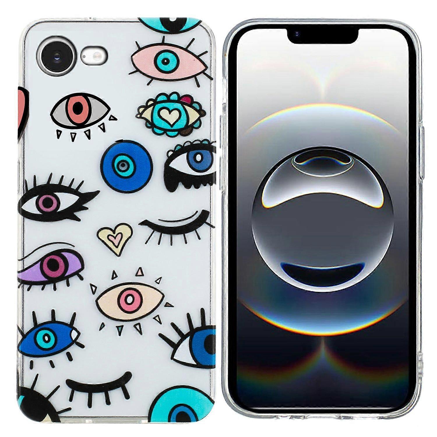 For iPhone 16e Case Soft TPU Phone Back Cover Pattern Printing