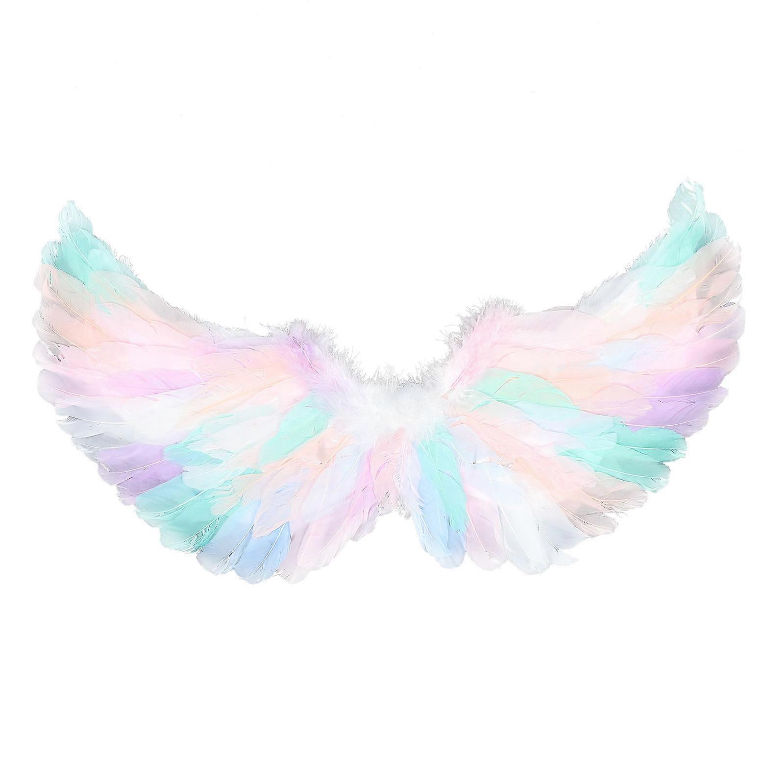 Multi Plume Wing Children Adornment for Party Performance