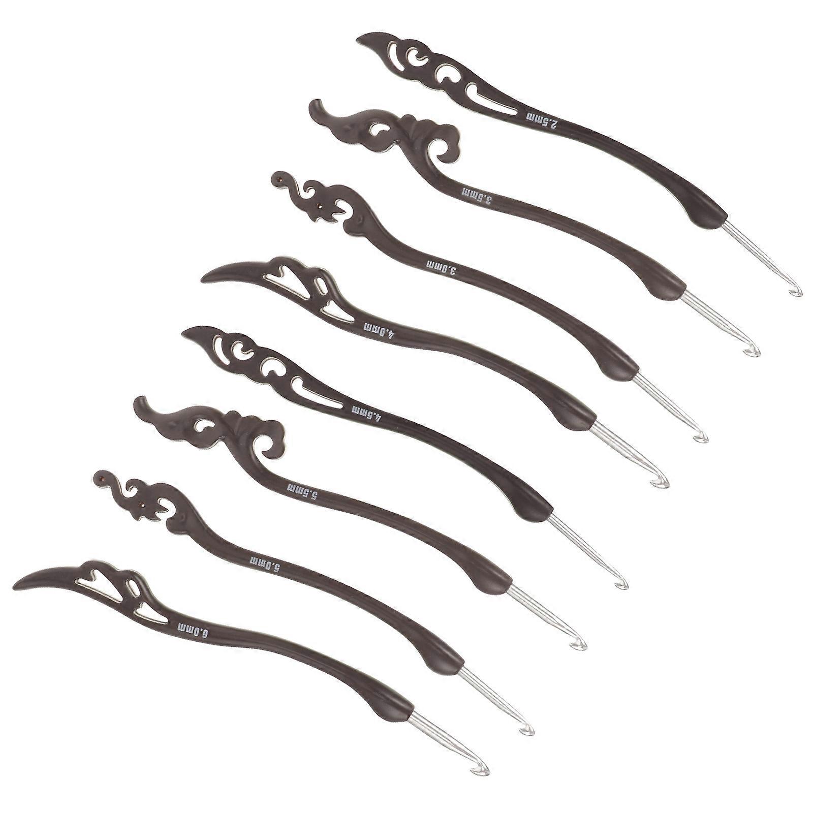 24Pcs Crochet Hook Set Knitting Crochet Hooks for Sweater Making Multi Color