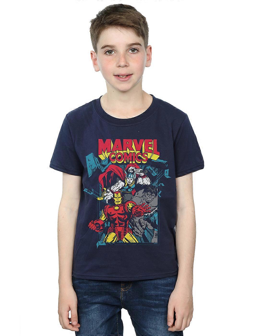 Marvel Comics Boys Trio Pose T-Shirt