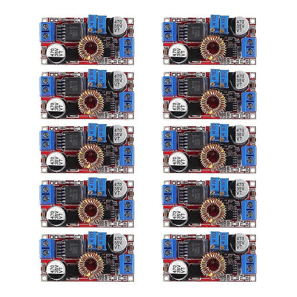 10pcs XL4015 5A DC DC Step Down Converter Adjustable Power Supply Module for Lithium Battery Charging
