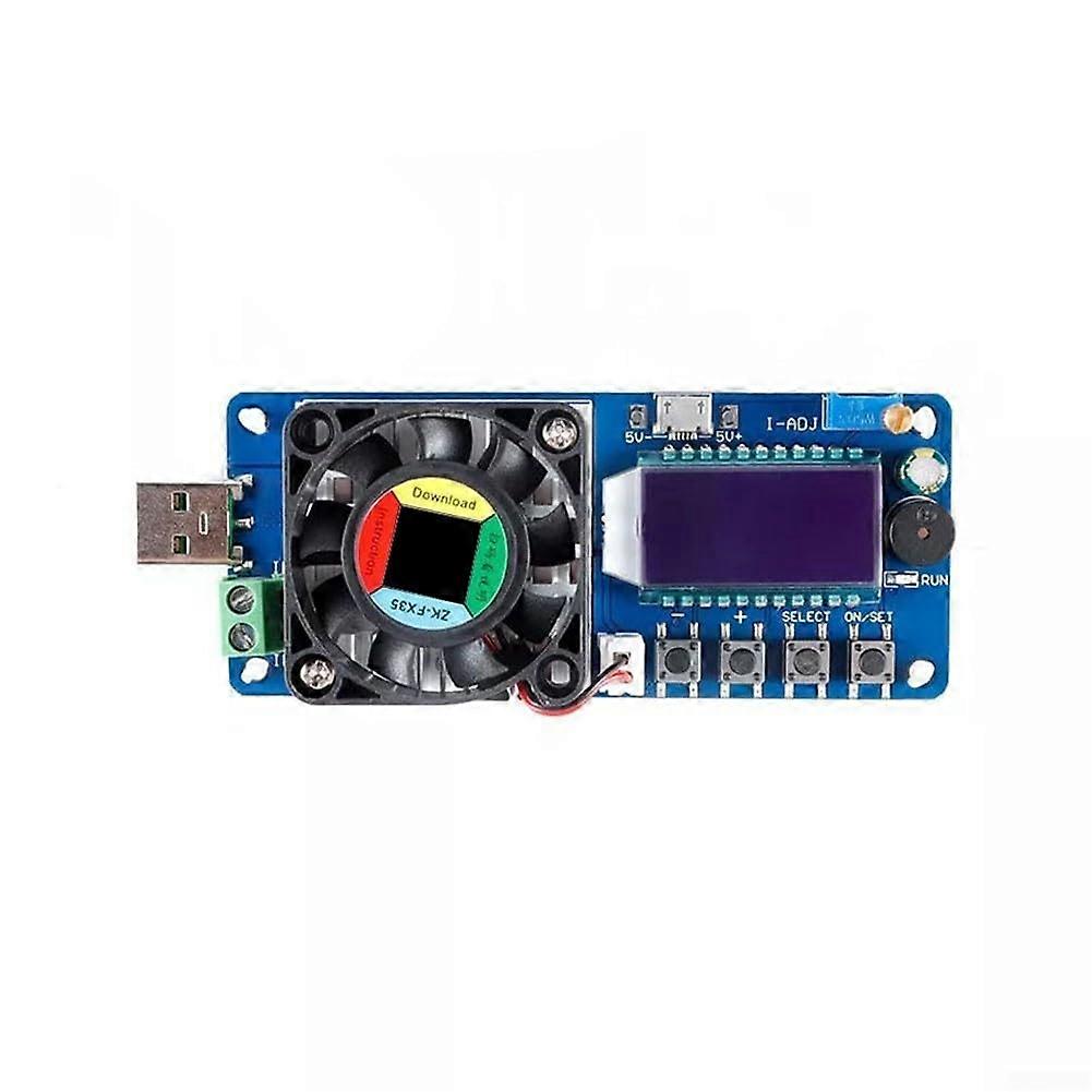 Battery Capacity Tester with LCD Display, Constant Current Electronic Load 35W, Accurate Measurement