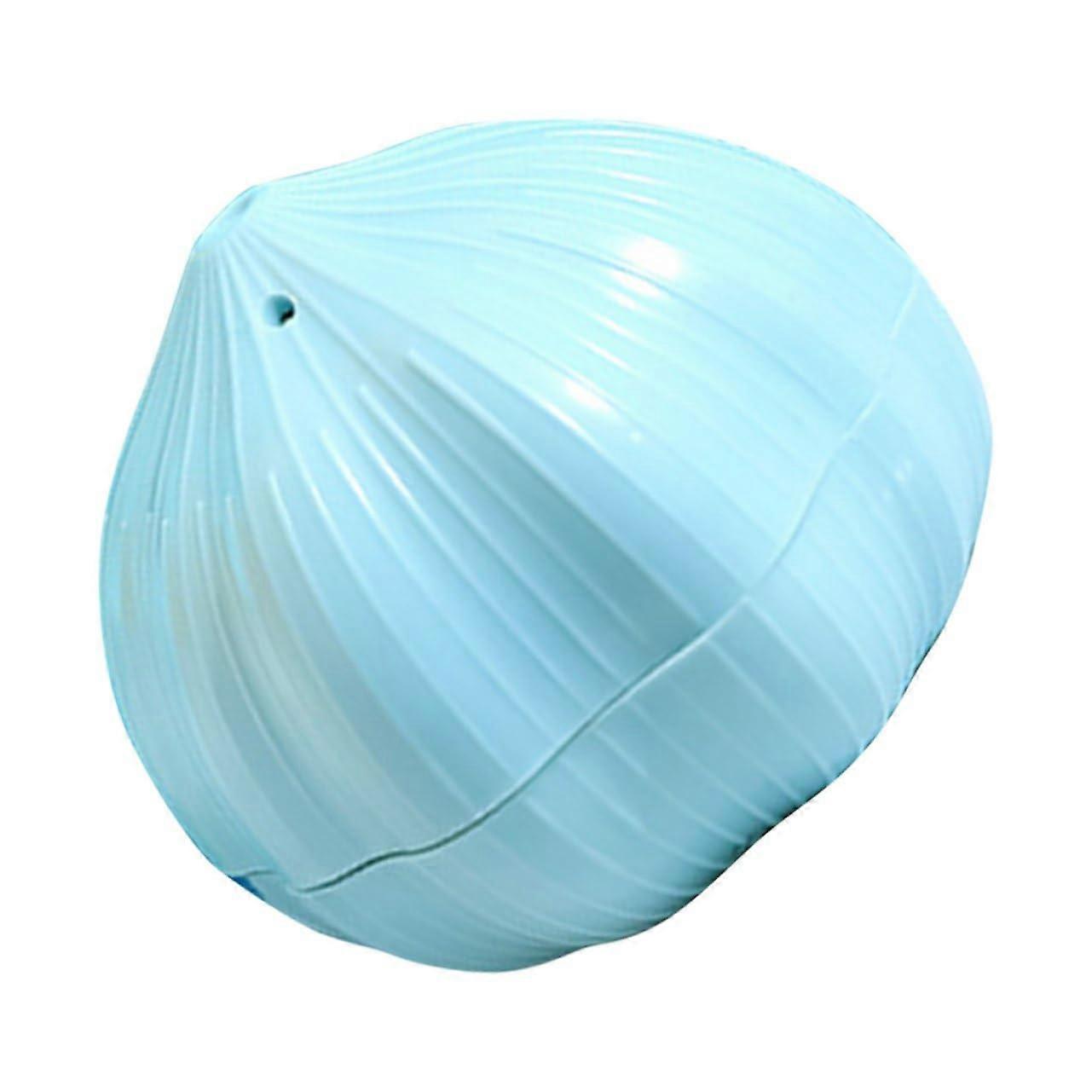 Garlic Press Manual Rotary Grinder for Quick Mincing Kitchen and Camping Use Light Blue Tool