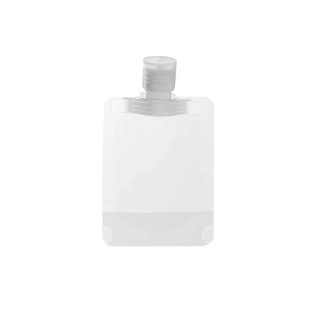 Travel Refillable Cosmetic Pouch 50ml Clear Leakproof Lotion Shampoo Bag Squeezable Container