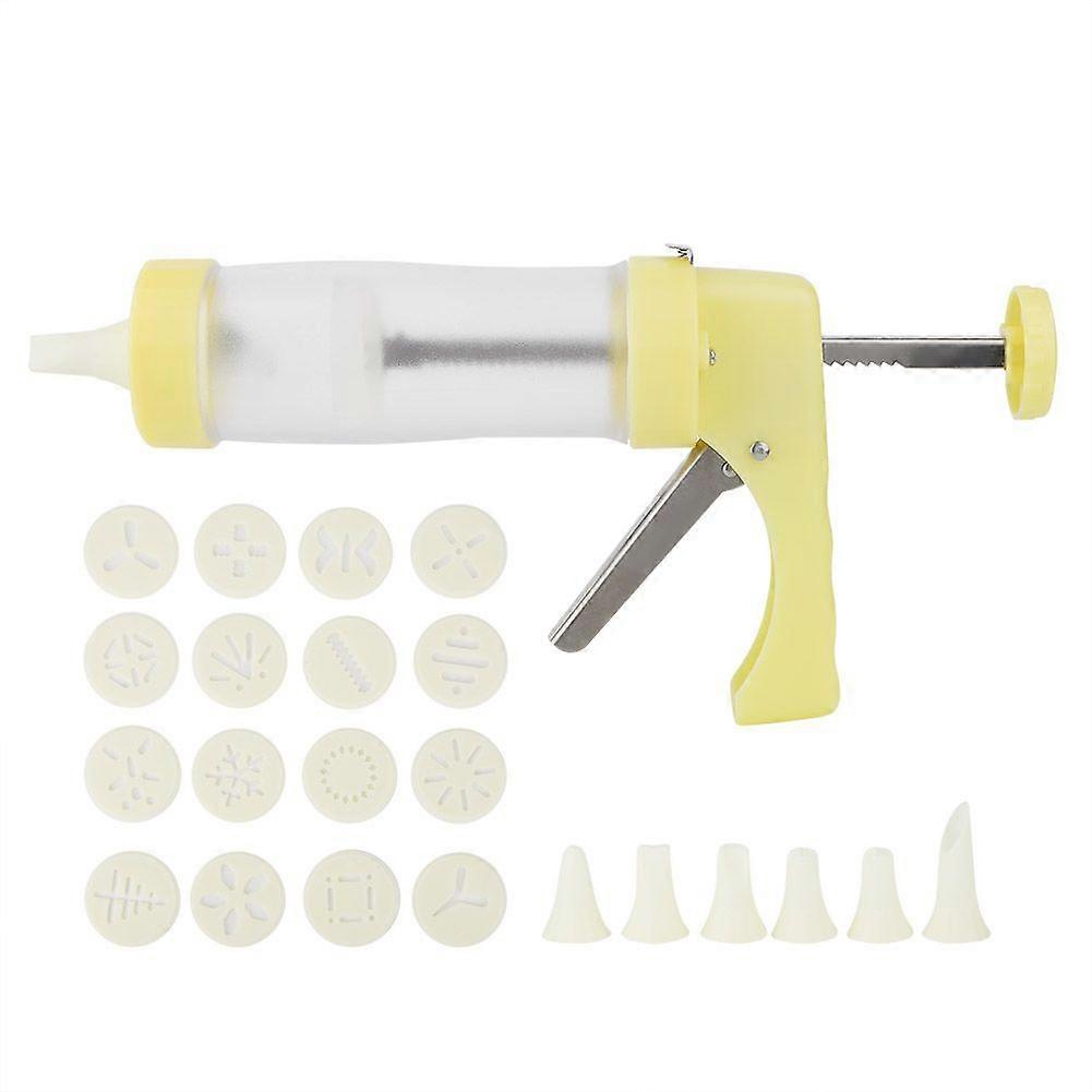 Cookie Maker Machine with 16 Press Molds, Cake Decorating Nozzle Set, Cookie Making Machine