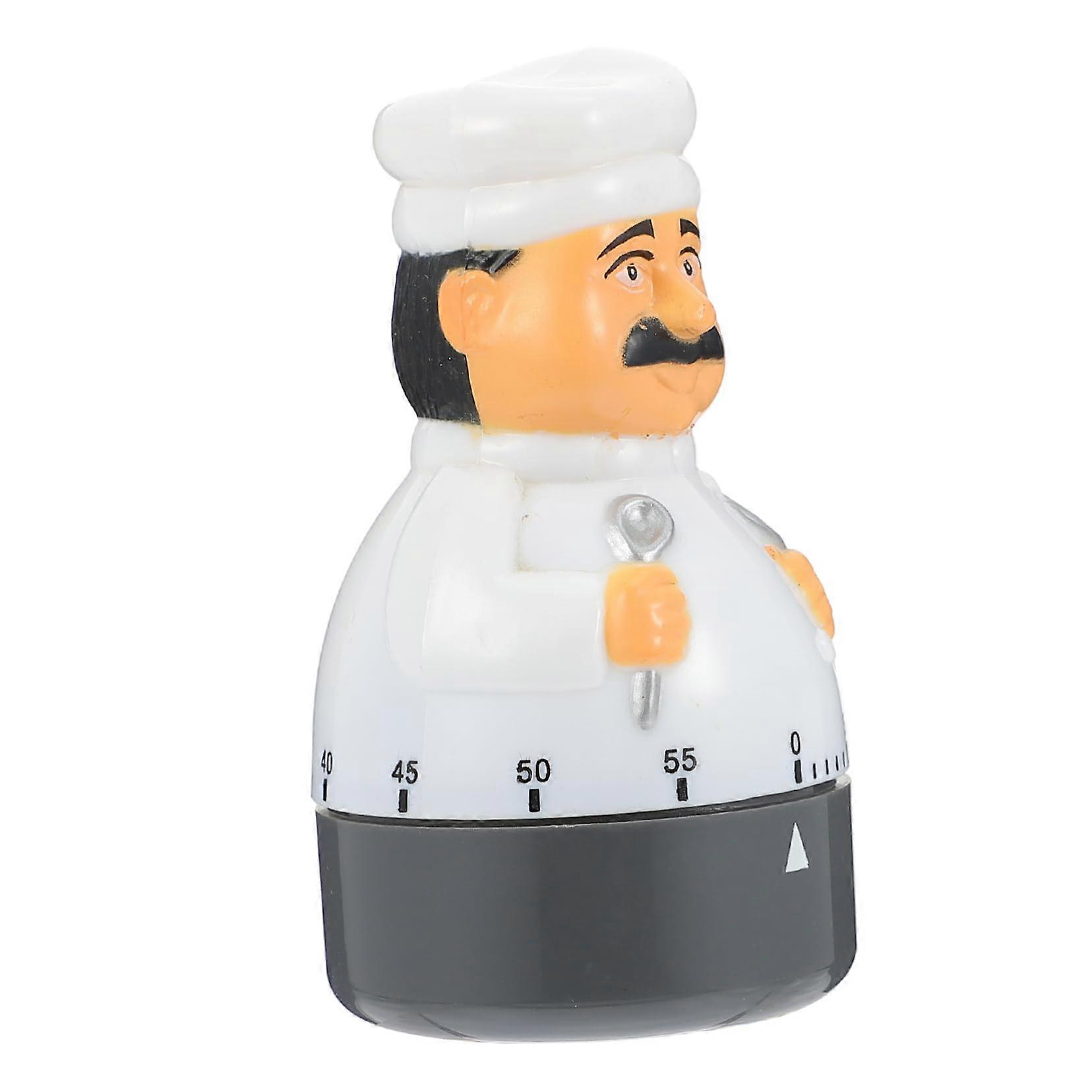 Kitchen Timer Mechanical Cooking Timer with Accurate Countdown, Chef Design for Baking and Cooking