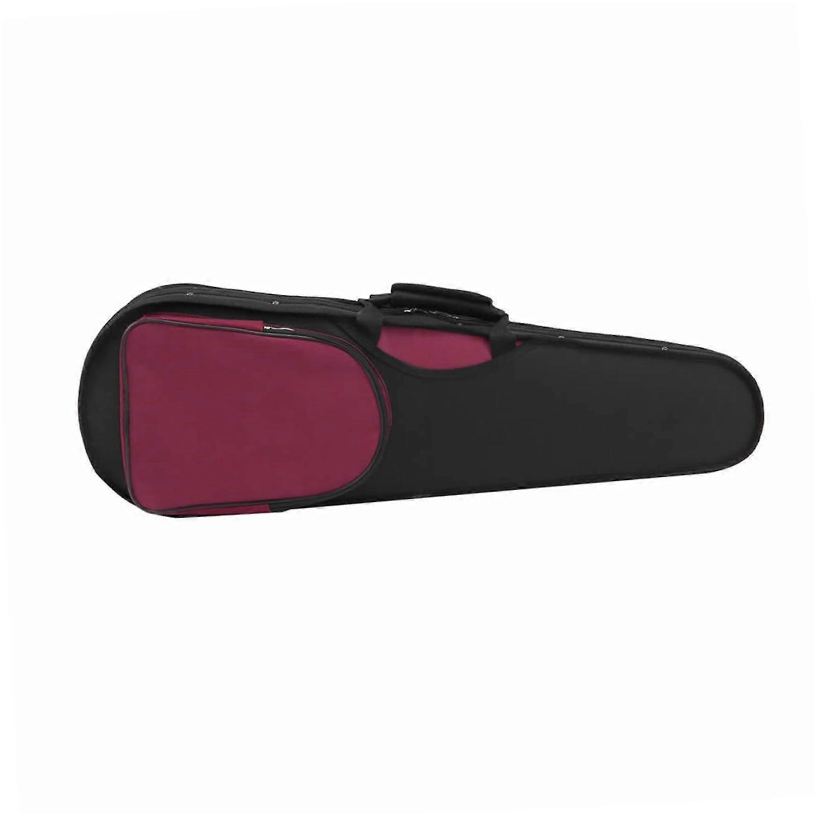 3/4 Violin Case Lightweight Triangular Design with Soft Flannel Interior and Durable Handmade Protection