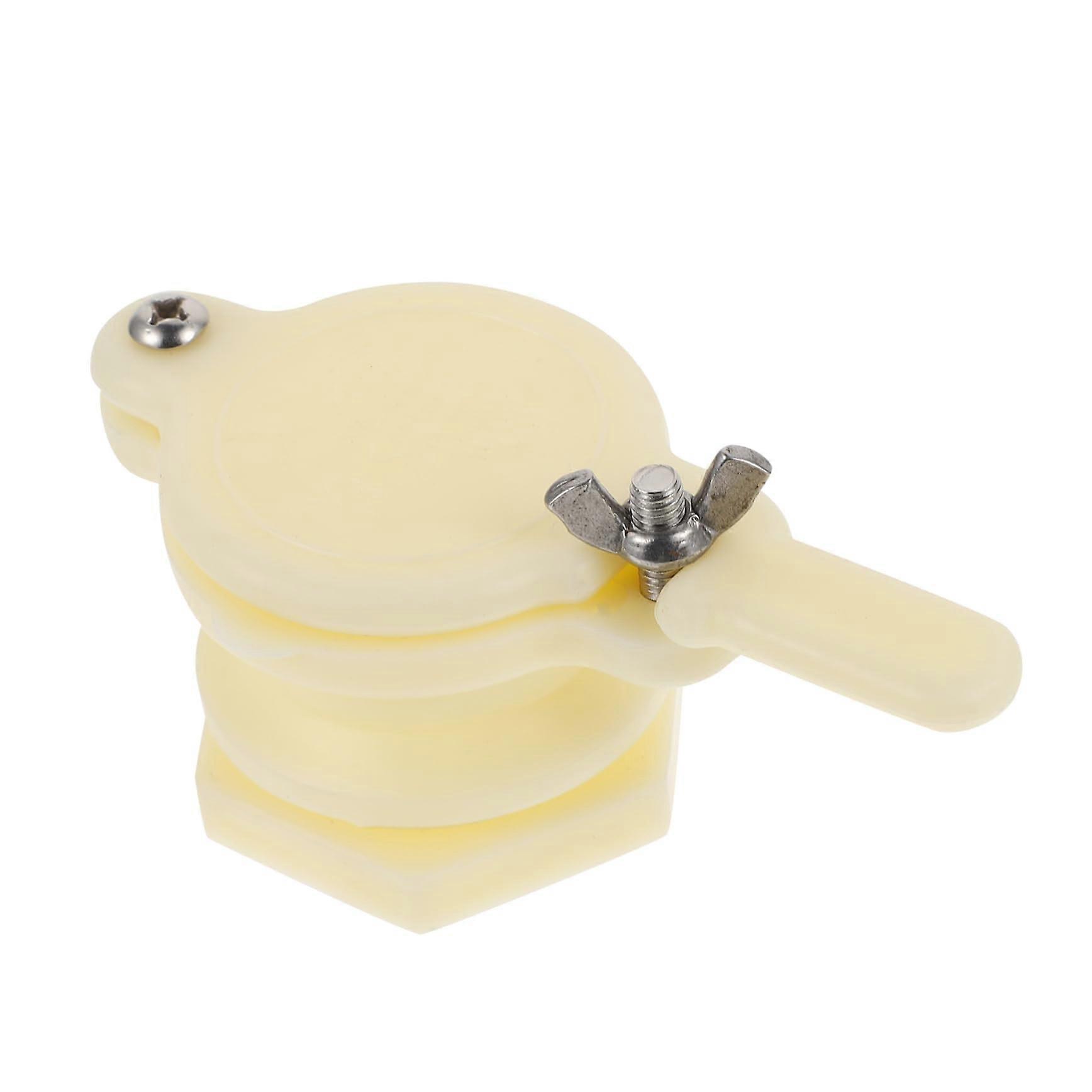 Honey Gate Valve Food Grade Plastic Beekeeping Tap with Threaded Interface for Jar Filling