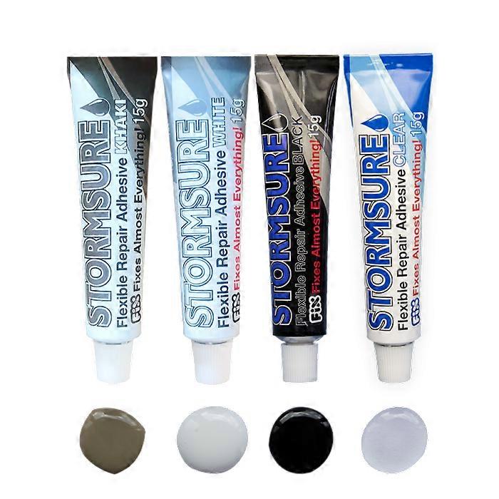 Stormsure Flexible Repair Adhesive - 15g (Colour Multipack)
