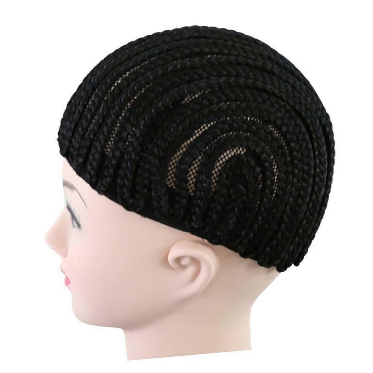 Crochet Wig Cap with Soft Stretch Fit and Secure Cornrow Layout for Comfortable Braided Styles