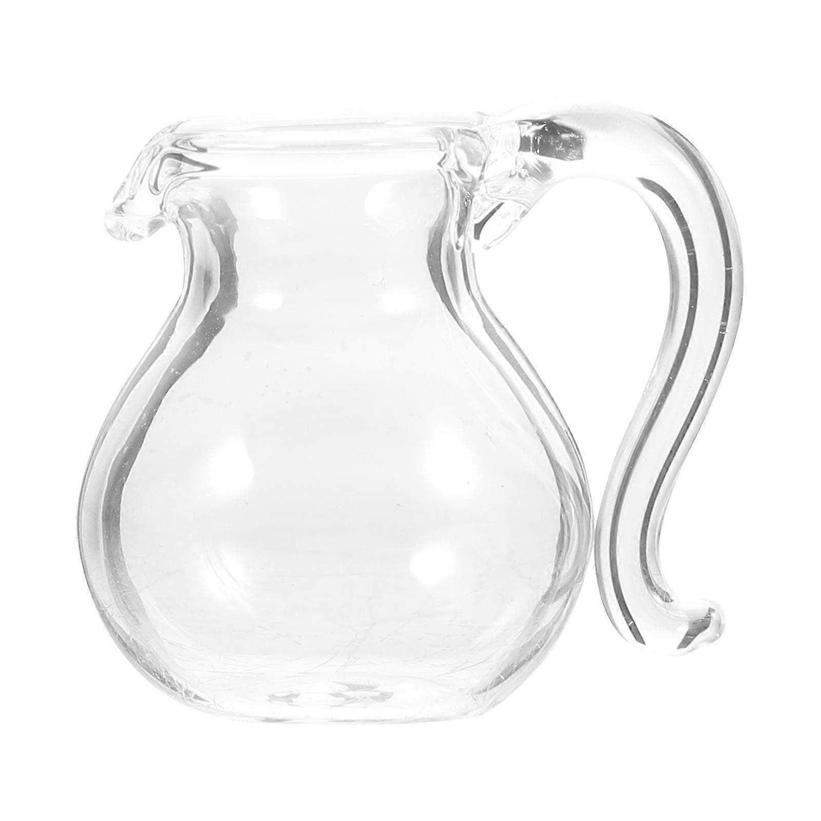 Miniature Glass Teapot Decoration for Kitchenware 1Pcs Mini House