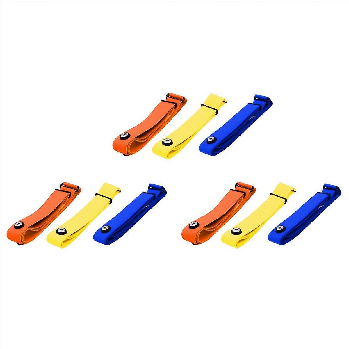 3Pcs für Herzfrequenz Brustgurt Einstellbare Elastische Gurt C