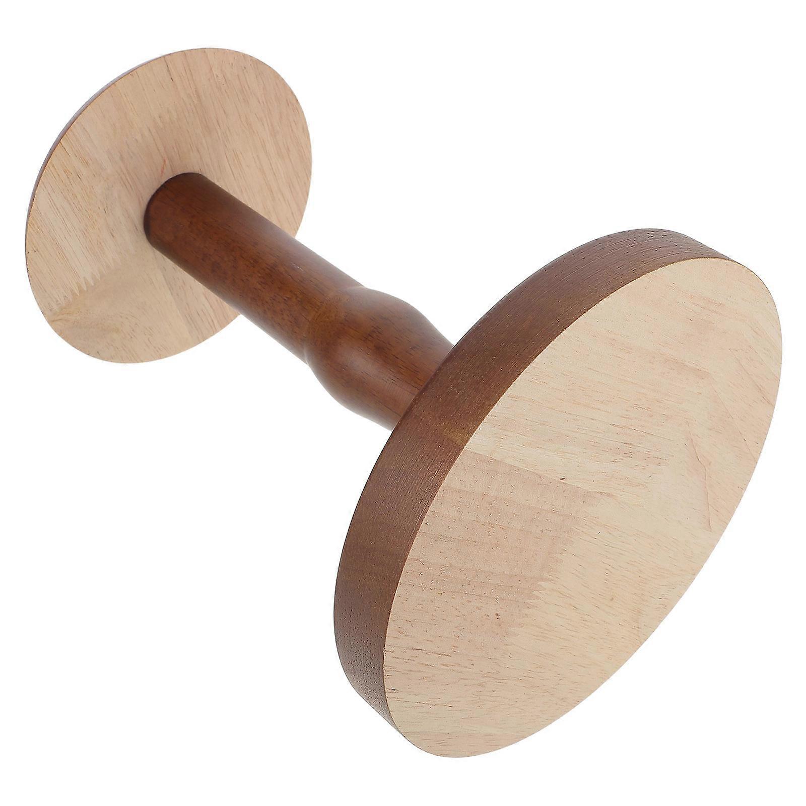 Brown Wood Hat Stand for Display Tabletop Hat Organizer