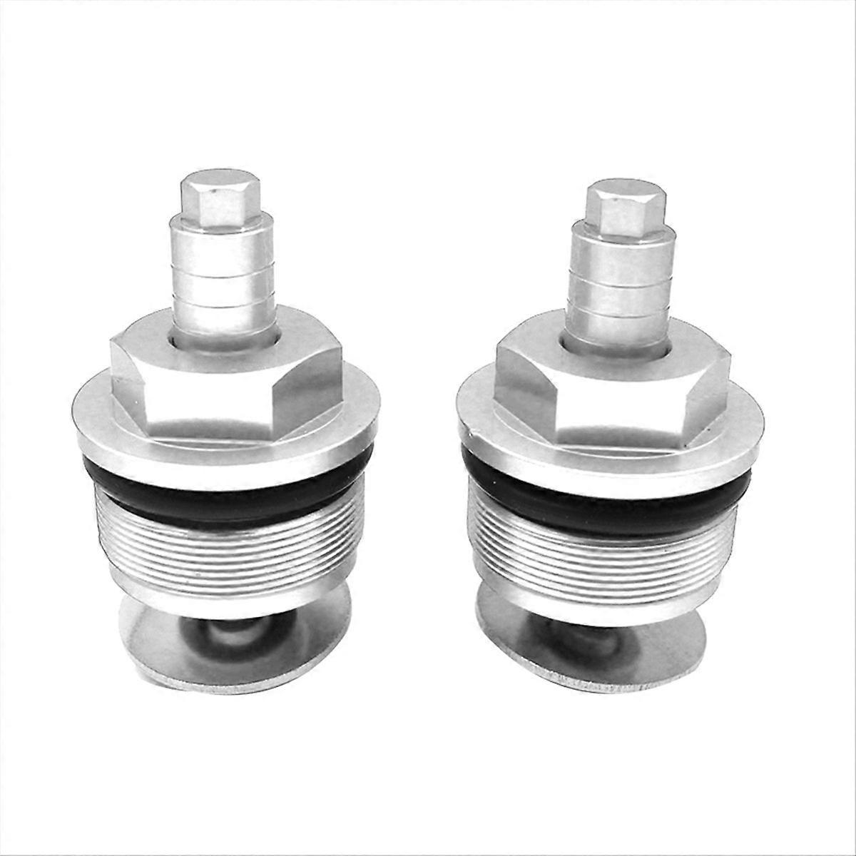  Screw Decoration Front Fork Screw Cover Silver