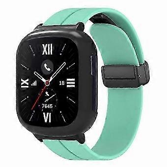 Pulseira de Relógio Magnética com Fivela de Silicone para Honor Watch 4 com Caixa de Relógio