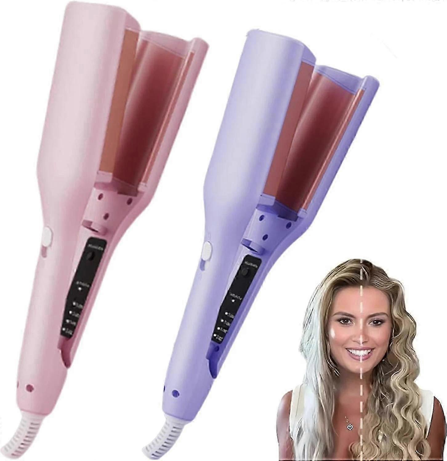 Explicitu Hair Styling Tool with Negative Ionic Technology, Anti-Scald Wave Curl