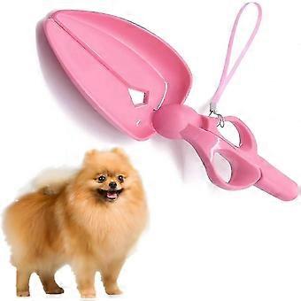 Portable Pet Poop Scoop Clip Scissor for Dog Cat Waste Cleanup