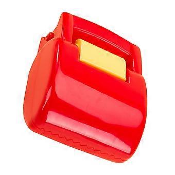 Pooper Scooper with Bag Attachment, Clean Hands Pet Waste Picker for Dogs and Cats, Red Plastic